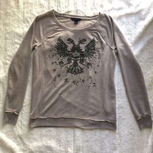 *FINAL*$ -  Rock & Republic Grey Eagle Sweatshirt
